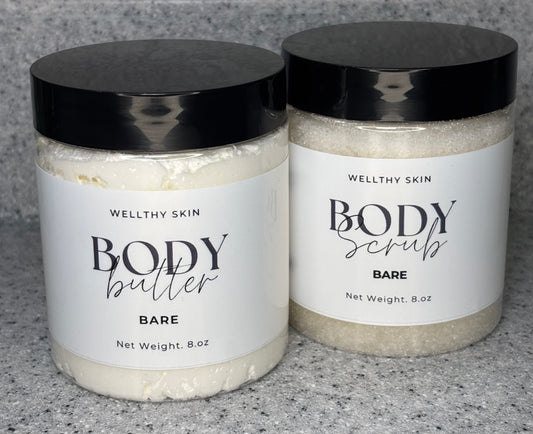 Bare Body Butter & Sugar Scrub Bundle